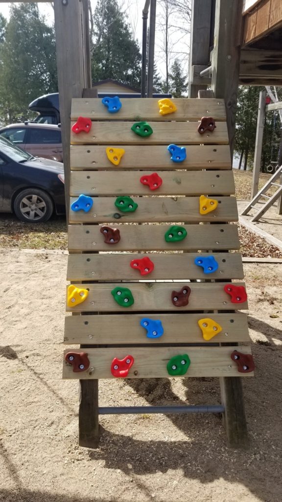 playground climbing wall