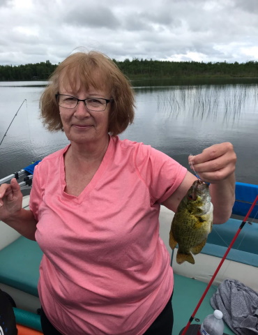 Grandma fishes too