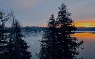 Sunrise and Ice